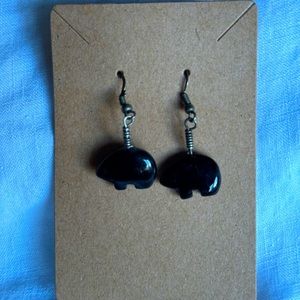 Bear earrings